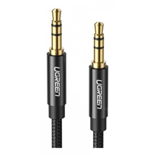 Cable Audio Ugreen Auxiliar 3.5mm Nylon 2m Negro