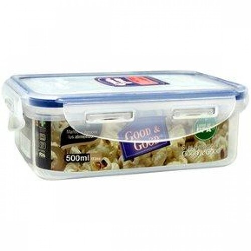 Recipiente con tapa hermética 500 ml 