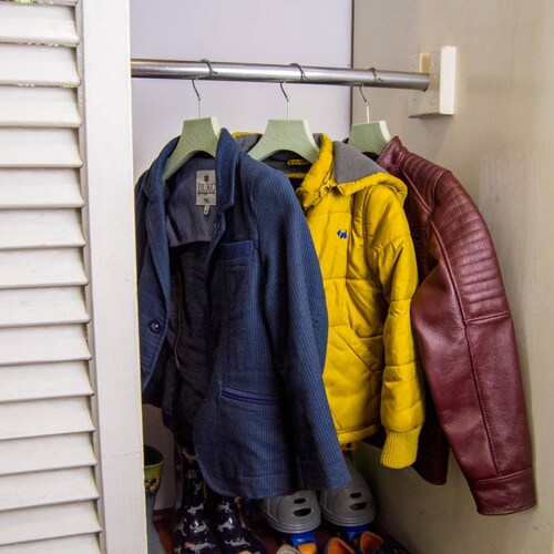 Set de 3 Ganchos de Plástico Verde