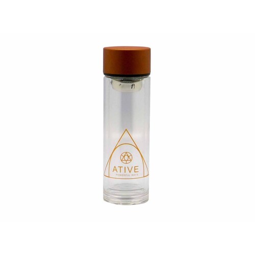 Termo con Infusor Doble Pared 190ml Café