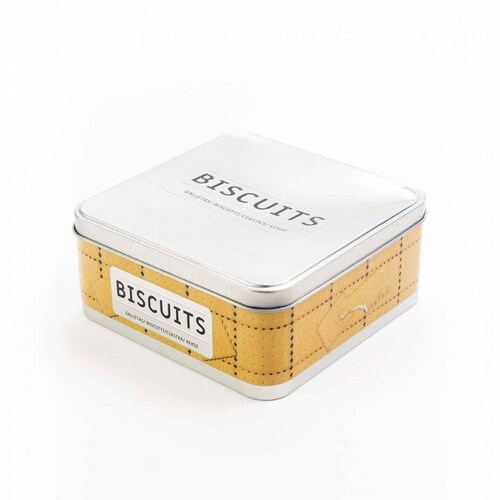 Recipiente metálico para conservar alimentos frescos "Biscuits" 