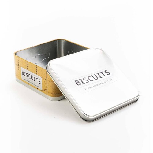 Recipiente metálico para conservar alimentos frescos "Biscuits" 
