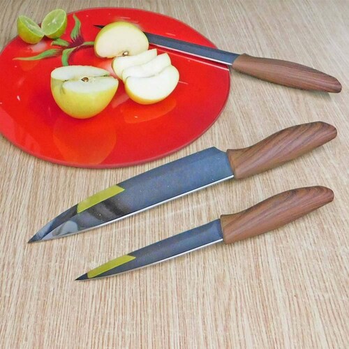 Juego de 5 cuchillos con pelador 