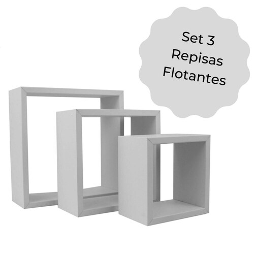 2 Repisas Flotantes Premium 60