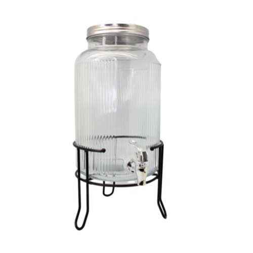 Dispensador de vidrio para agua, 5.6 L 
