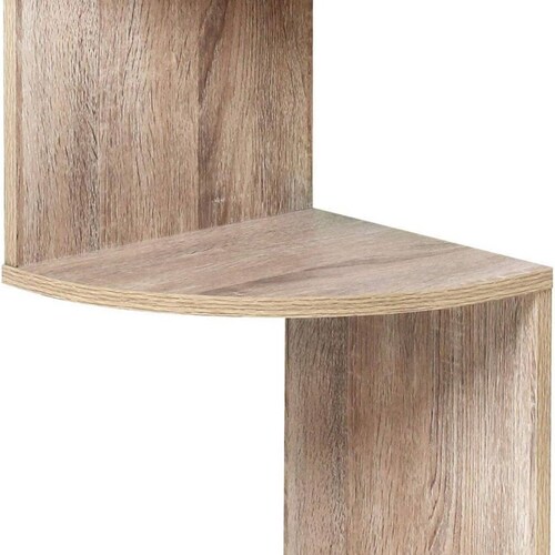 Estante Respisa Esquinero De Pared Zig Zag 5 Niveles