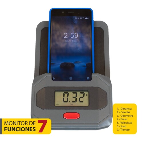 Caminadora Mecánica 4 en 1 - Zynergy con lagartijeros escaladora y twister