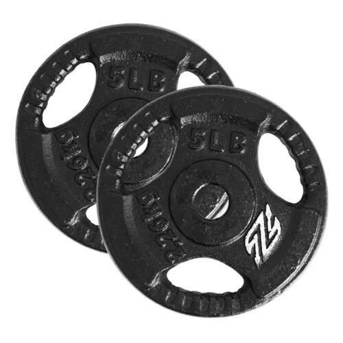 Par De Discos De 5lbs Para Barra De 1 Pulgada.
