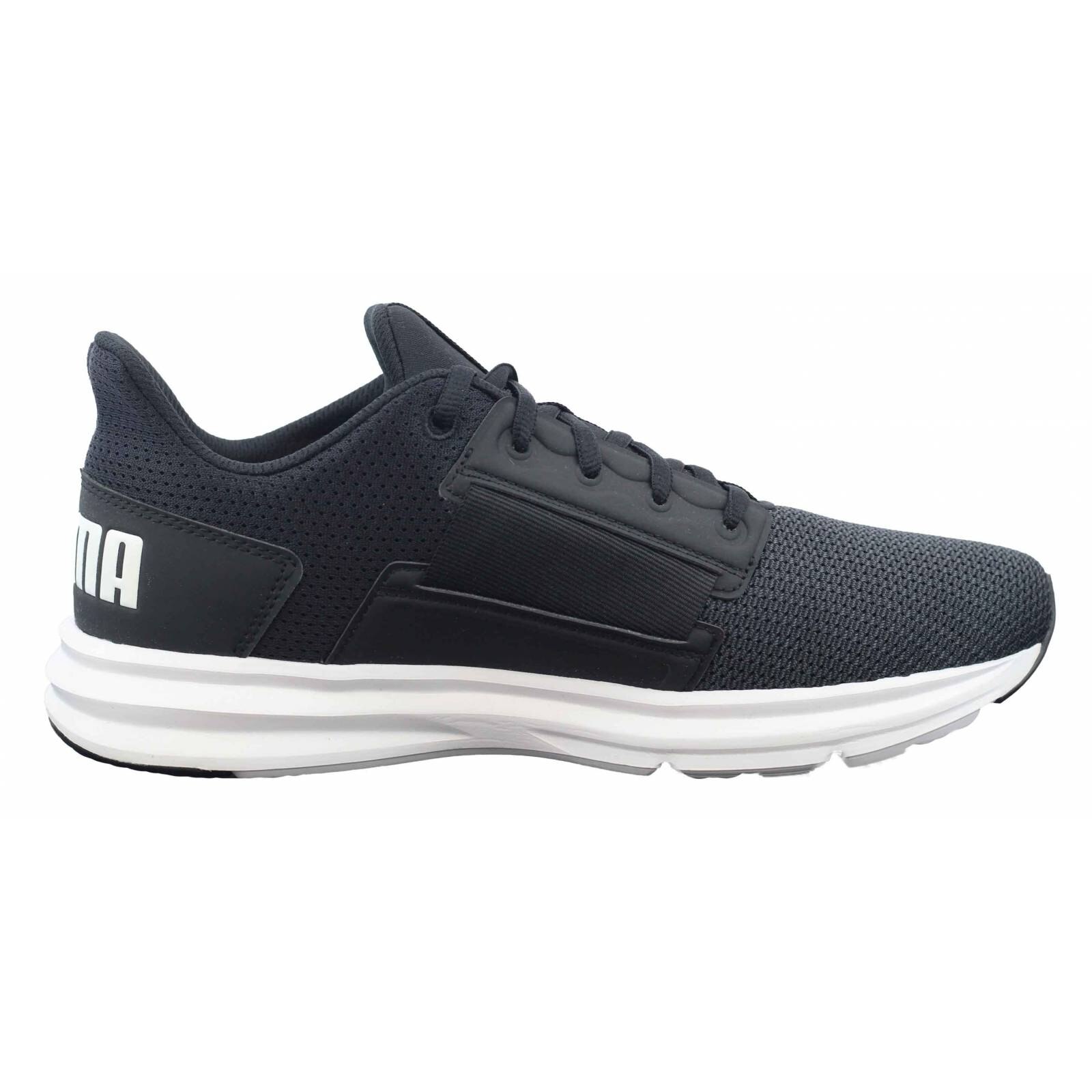 Tenis puma enzo street caballero negro con blanco