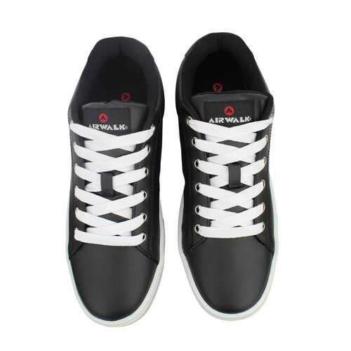 Tenis airwalk skate flip negro blanco