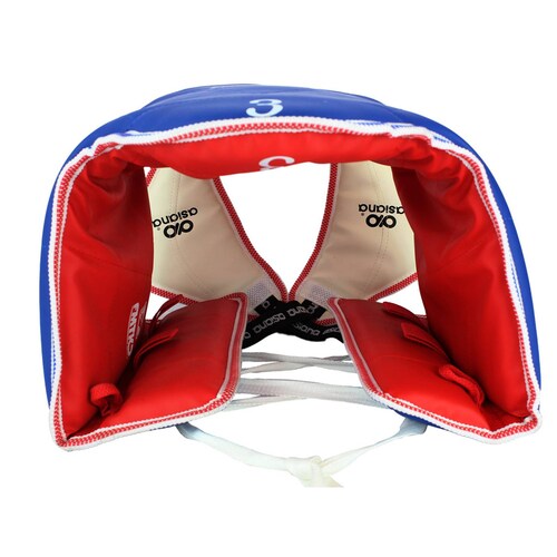 Peto asiana taekwando azul rojo mediano