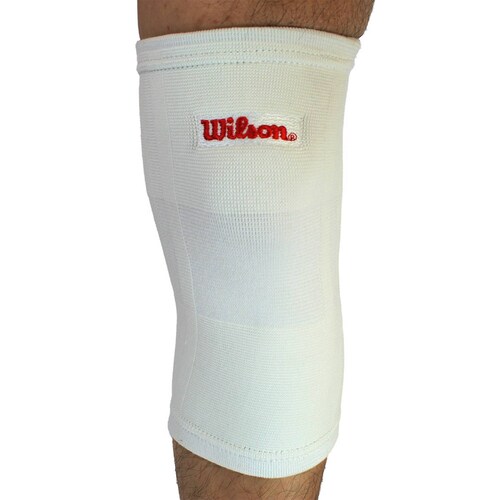 Soporte elastico wilson para rodilla blanco