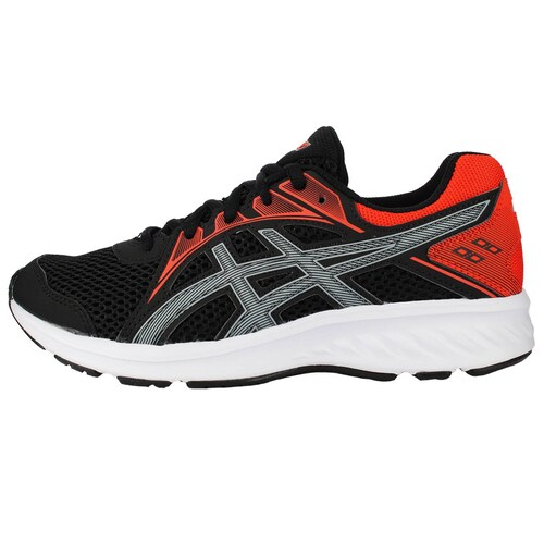 Tennis asics jolt 2 gs negro naranja niÑo