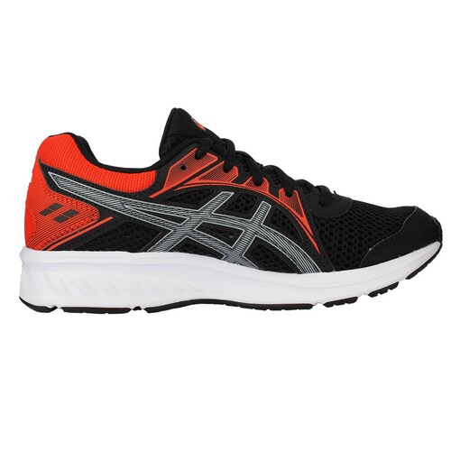 Tennis asics jolt 2 gs negro naranja niÑo