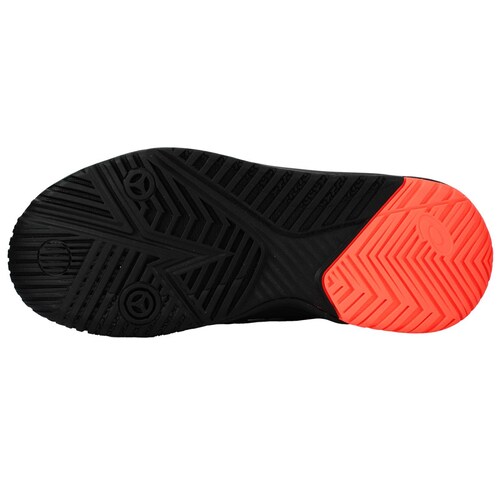 Tennis asics dama gel resolution 8 l.e. negro naranja