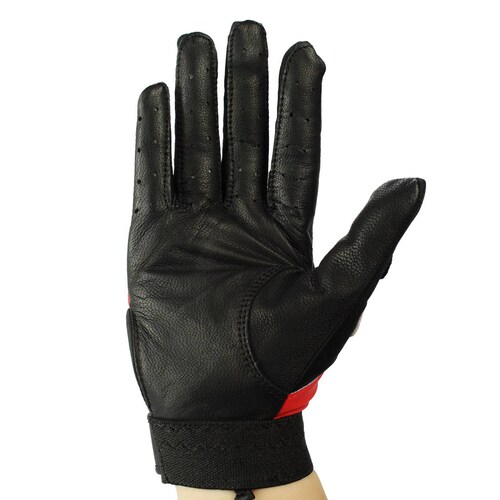 Guantes wilson beisbol bateo rojo negro
