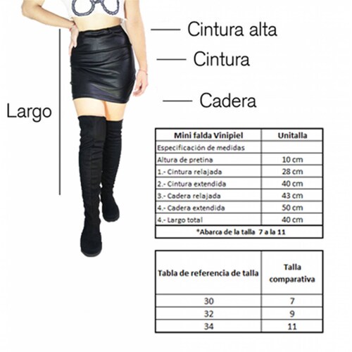 Minifalda Vinipiel