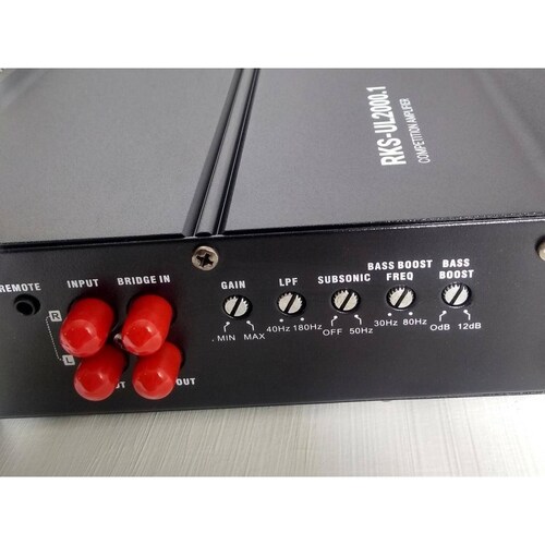 Amplificador Monoblock Rock Series RKS-UL2000.1 4000 Watts Clase D High SPL Open Show Ultimate Serie 