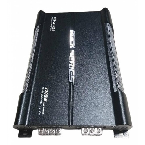 Amplificador Monoblock Rock Series RKS-UL1400.1 2800 Watts Clase D 1 Ohm 