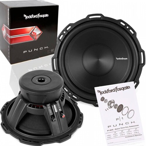 Subwoofer Rockford Fosgate P1S4-15 500 Watts 15 Pulgadas 4 Ohms 250 Watts RMS Punch Series 
