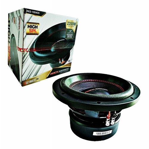 Subwoofer Profesional de Competencia Rock Series RKS-1004OS 2200 Watts 10 Pulgadas 4 Ohms 1100 Watts 