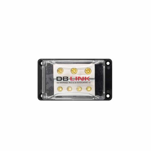 Bloque de Distribución Niquelado DB Link NGB04X Entradas Calibre 0 y 2, 4 Salidas Calibre 4 Resisten 