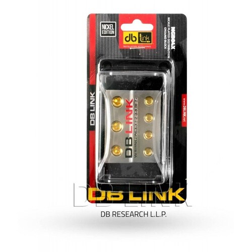 Bloque de Distribución Niquelado DB Link NGB04X Entradas Calibre 0 y 2, 4 Salidas Calibre 4 Resisten 