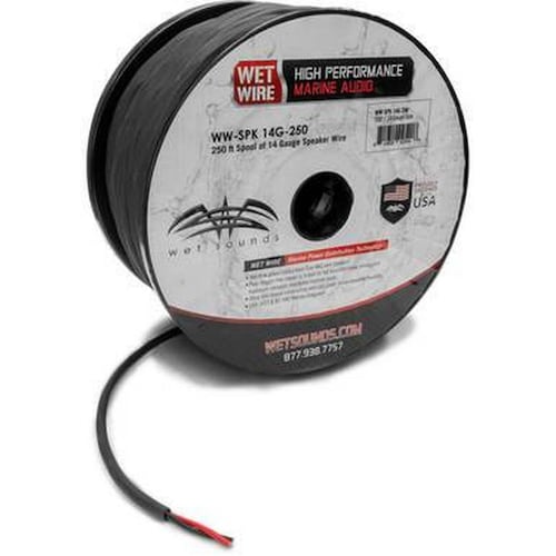 Rollo de Cable Marino Wet Sounds WWX-SPK 12G-250 para amplificador de Calibre 12 Frosted - Carrete d 