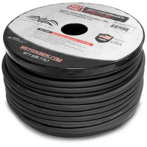Rollo de Cable Marino Wet Sounds WWX-SPKR/RGB COMBO-150 para amplificador de Calibre 12 Frosted - Ca 