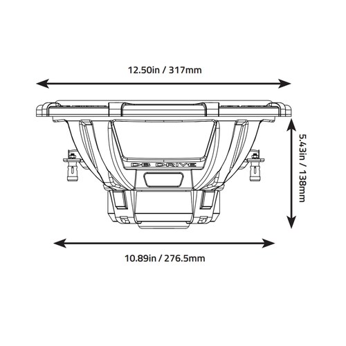 Subwoofer de Competencia DB Drive SPX12D4 900 Watts 12 ... 