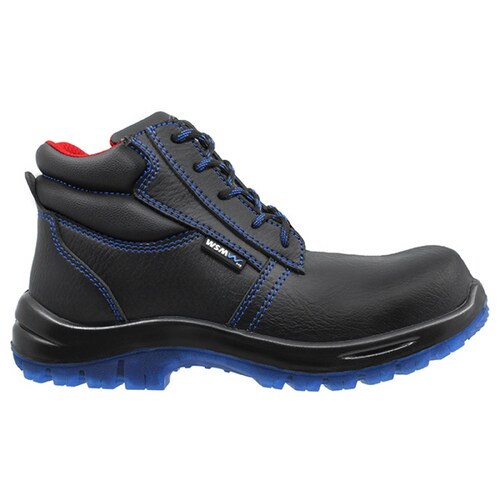 Zapato de Seguridad WSM, Ergonómico y muy ligero. Con Casquillo de Policarbonato. Bota de trabajo. Es un calzado Industrial inyectado directo al corte dieléctrico y antiderrapante. Est. 2958-MI