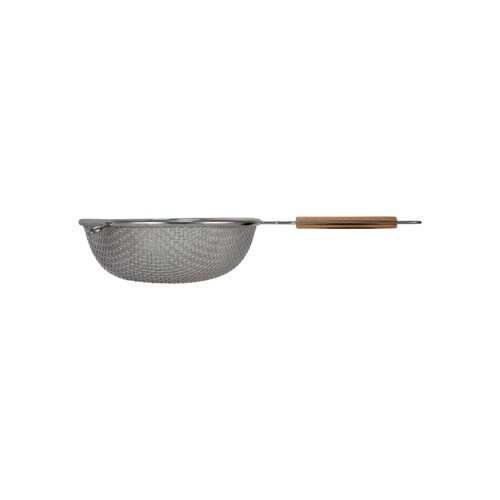 Colador Doble Malla Mango De Madera 14 Home Sweet Home
