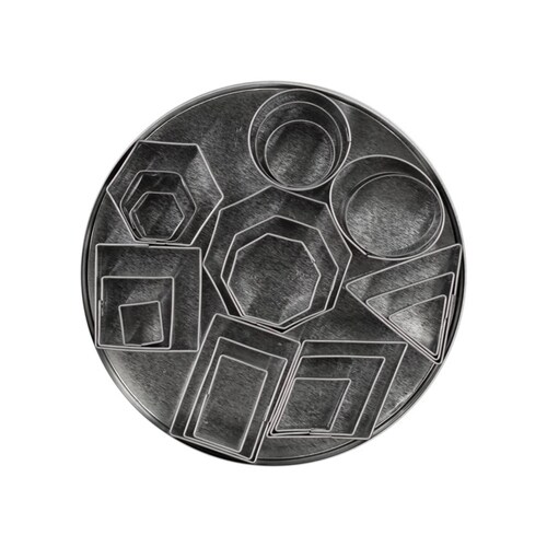 Set Cortadores De Galleta Figuras Geométricas