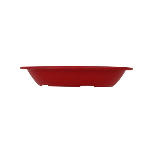 Plato plastico no. 7 rojo