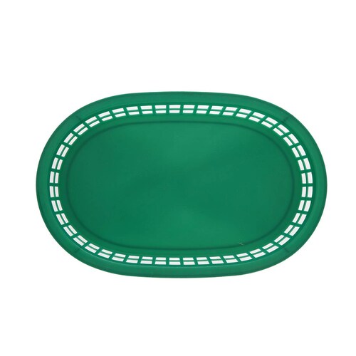 Canasta verde 27 3 cm fast food Travessa