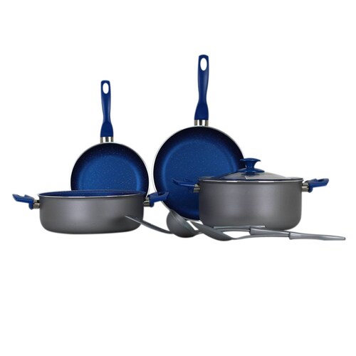 Batería de cocina 8 piezas Pietra Zafiro T vola