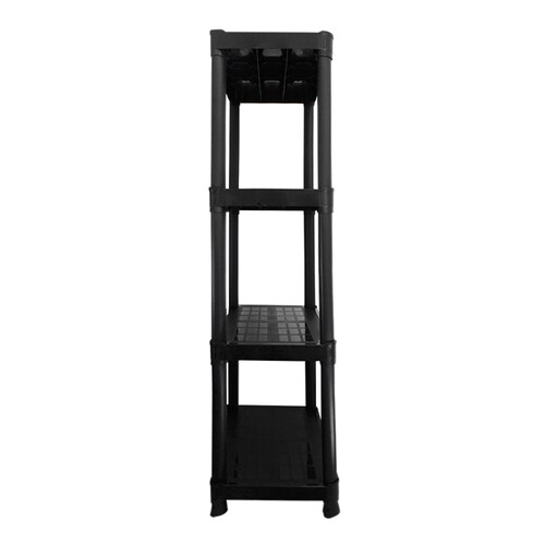Estantero rectangular de 4 niveles de plástico Italhome