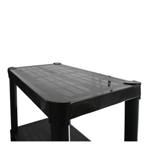 Estantero rectangular de 4 niveles de plástico Italhome