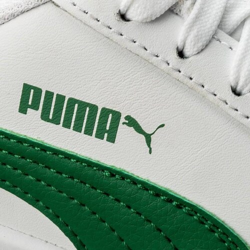 Tenis Puma Smash V2 Hombre 365215 03 Casual Blanco/Verde