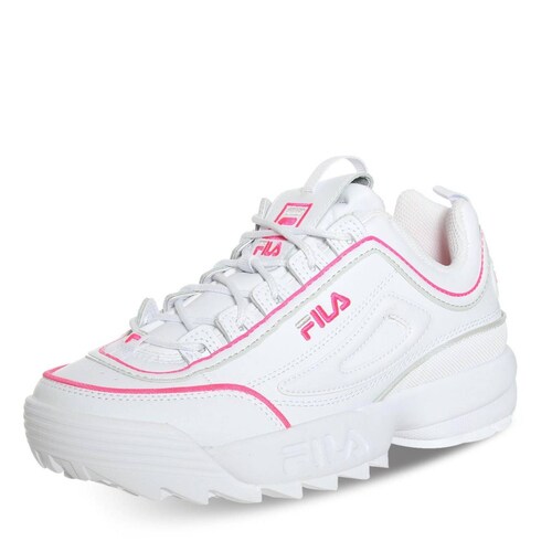 Tenis Fila Disruptor II Contras para Niña. 3XM1259-111 