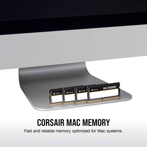 MEMORIA RAM SODIMM CORSAIR 4GB DDR3 1333MHZ COMPATIBLE CON MAC