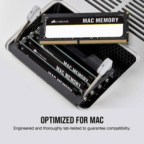 MEMORIA RAM SODIMM CORSAIR 4GB DDR3 1333MHZ COMPATIBLE CON MAC