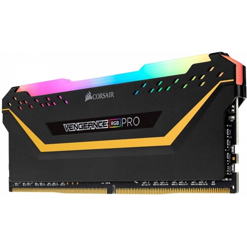 Kit de Memoria RAM Corsair Vengeance RGB Pro 16GB (2x8GB) DDR4, 3000 MHz, Disipador Negro, (CMW16GX4M2C3000C15-TUF)