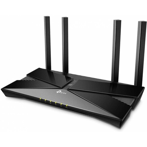 Router Tp Link Archer AX50 AX3000, Gigabit, Doble banda 5GHz, 2.4GHz, tecnología OFDMA, 4 antenas externas, 4xLAN, 1xUSB