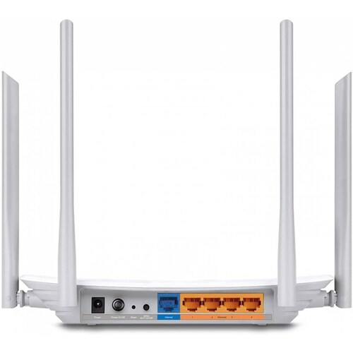 Router Inalambrico TP-LINK AC1200 Archer C50, 300mbps + 867mbps, 4 Antenas 5dbi, Doble Banda 2.4ghz/5ghz, 4 Puertos Ethernet, Wps