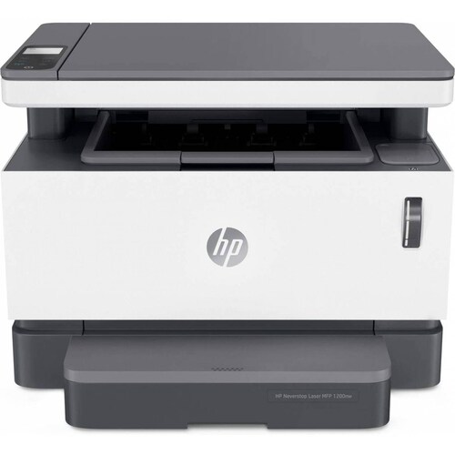 Multifuncional Laser HP Neverstop 1200Nw, Monocromatica, 20ppm, Panel de Control LCD, Tanque de Toner Recargable, Usb/wi-Fi, Consumible 103A(5HG85A)