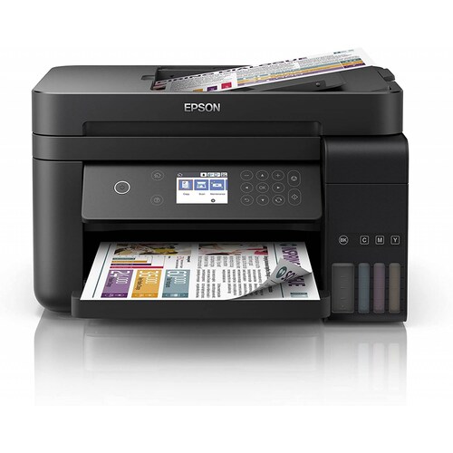 Multifuncional Epson L6171, Imprime, Copia, Escanea, Wi-fi, Ethernet, Tanques de Tinta, Lcd 2.4", 33 PPM Negro, 20 PPM Color, Doble Cara, Usb 2.0