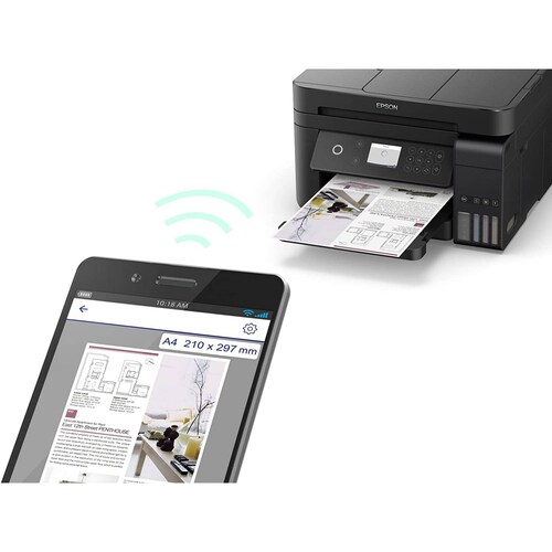 Multifuncional Epson L6171, Imprime, Copia, Escanea, Wi-fi, Ethernet, Tanques de Tinta, Lcd 2.4", 33 PPM Negro, 20 PPM Color, Doble Cara, Usb 2.0