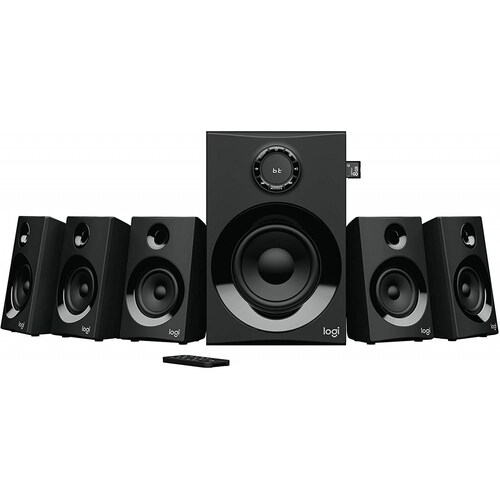 Bocinas 5.1 Logitech Z607, Bluetooth 4.2, Control Remoto, Lector de tarjetas SD, USB, 160W,
