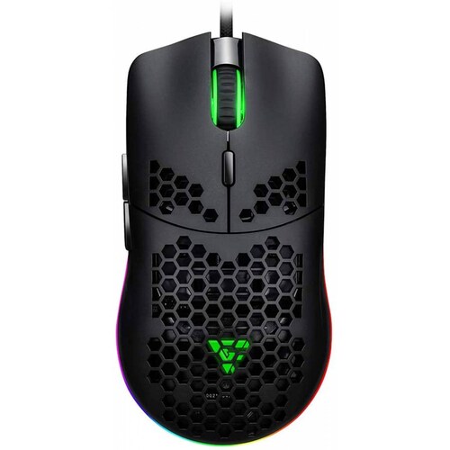 Mouse Gaming Game Factor MOG-601 Negro, RGB, 16000 DPI, Sensor PMW3389, 7 botones